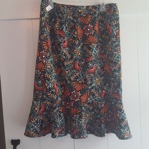 Fall flared skirt